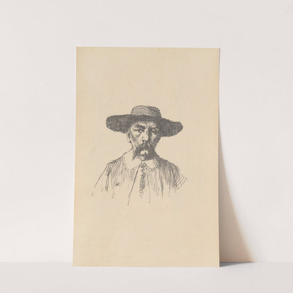 Portret nieznanego mężczyzny (1896) by Aleksander Augustynowicz