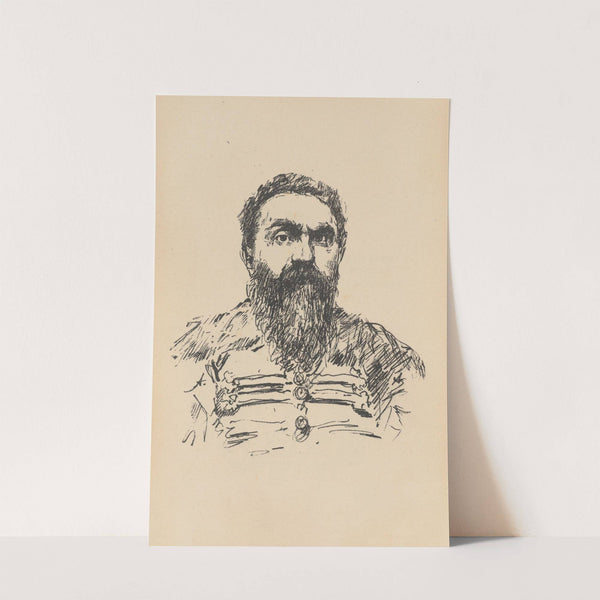 Portret nieznanego mężczyzny (1896) by Aleksander Augustynowicz