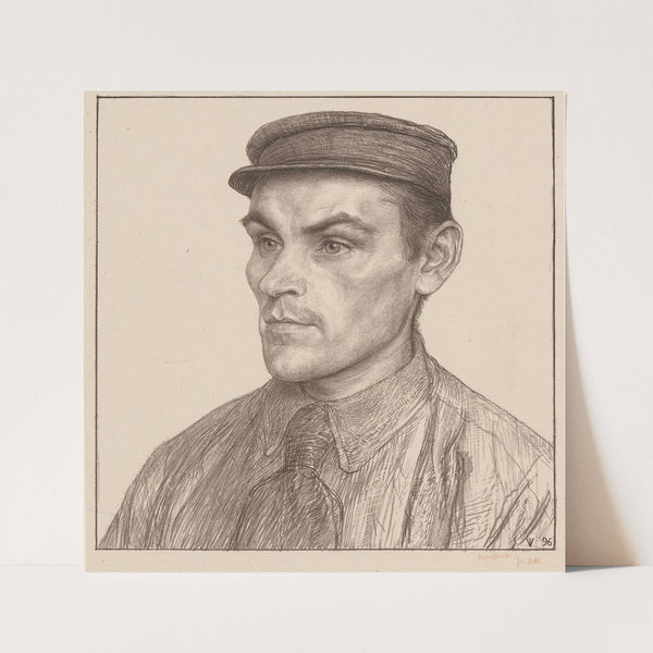 Portret van Adrianus Ravestein (1896) by Jan Veth