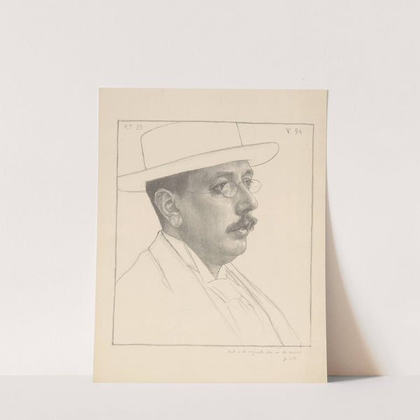 Portret van Aegidius Willem Timmerman by Jan Veth