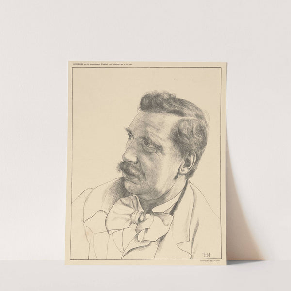 Portret van Albert Neuhuys (1916) by Ferdinand Hart Nibbrig