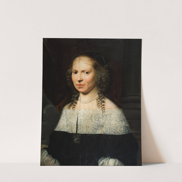 Portret van Anna Goos by Jacob van Reesbroeck