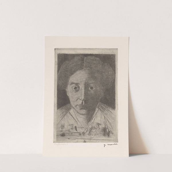 Portret van Anne Zernike (1914) by Jan Mankes