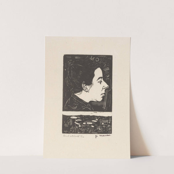 Portret van Anne Zernike. (1915 - 1916) by Jan Mankes