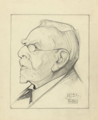 Portret van August Allebé