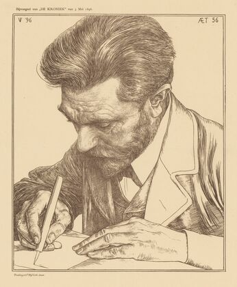 Portret van August Bebel