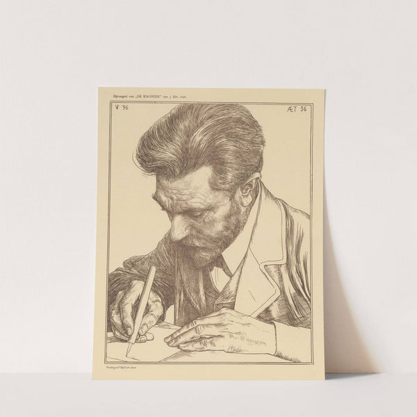 Portret van August Bebel by Jan Veth