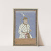 Portret van Bara Malik hij is eerst vizier geweest van de sultan die over de stad Bidar (1686)