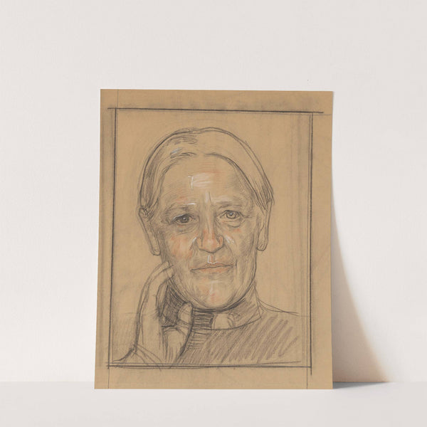 Portret van Barendina Hermina Muhring by Jan Veth