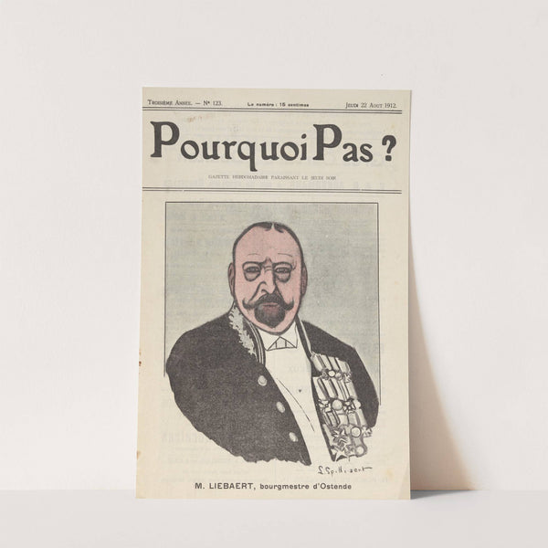 Portret van Burgemeester Liebaert by Léon Spilliaert