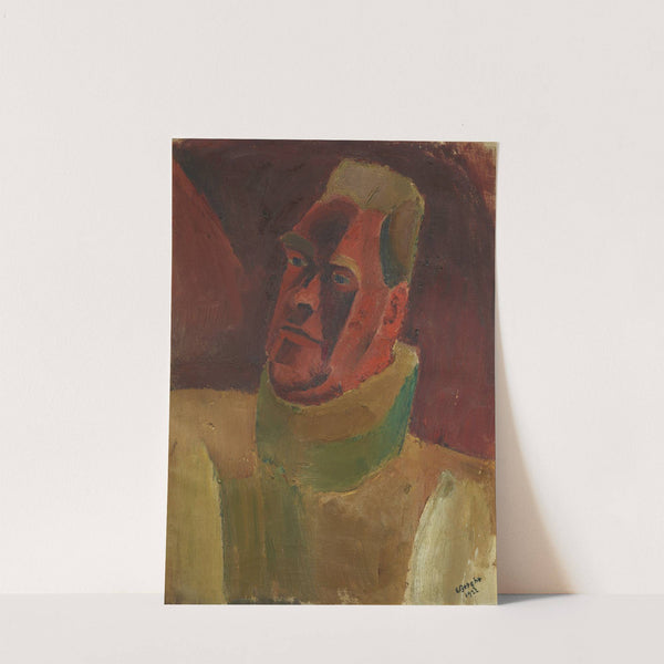 Portret van Constant Permeke by Frits van den Berghe