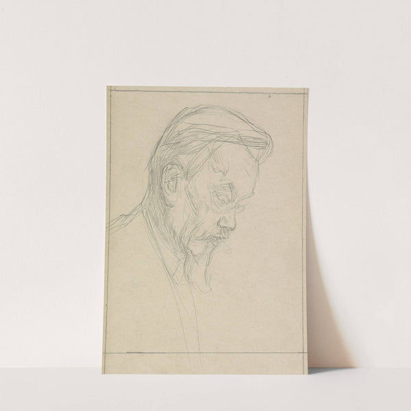 Portret van Cornelis Hofstede de Groot. by Jan Veth