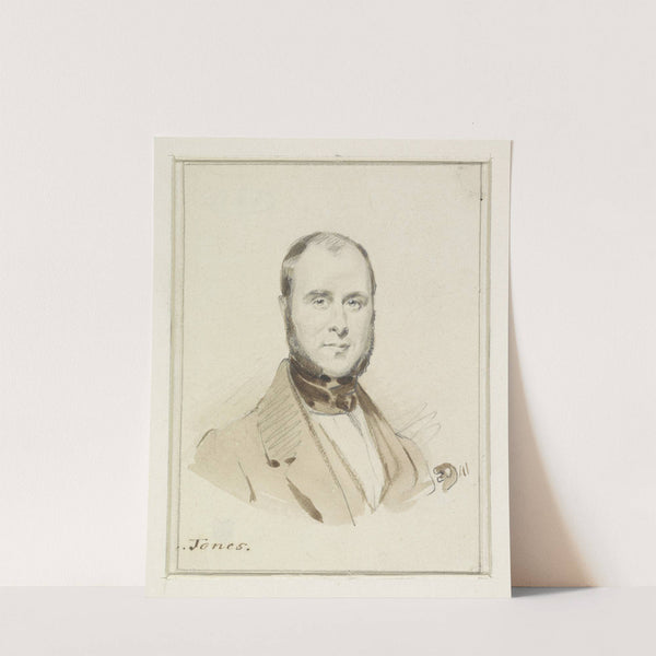 Portret van Daniel Adolphe Robert Jones (1841) by David Bles