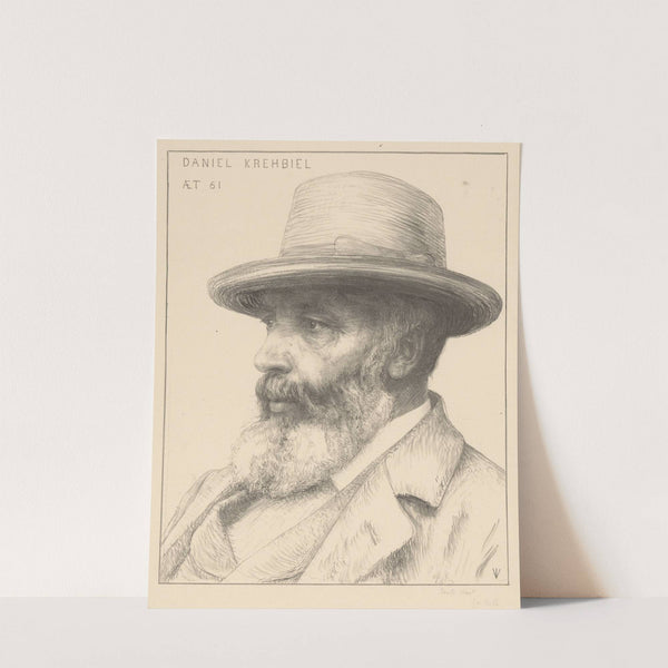 Portret van Daniel Krehbiel by Jan Veth