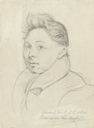 Portret van de heer Frans Spengler
