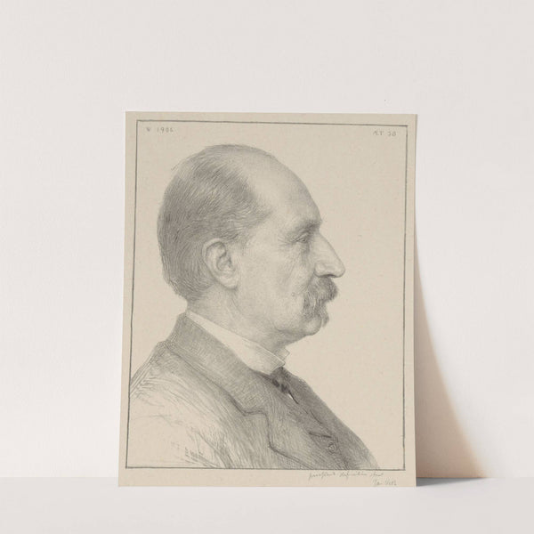 Portret van Diederik Johannes Korteweg by Jan Veth