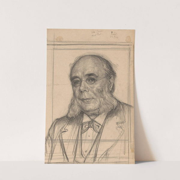 Portret van dr. H. Pierson by Jan Veth