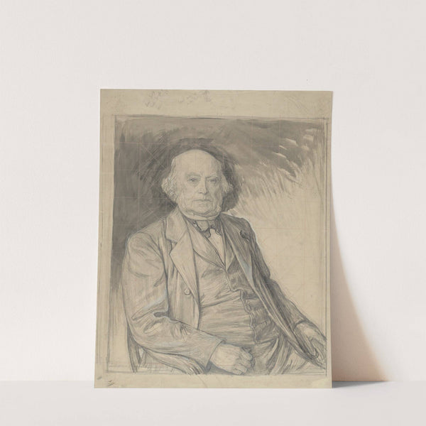 Portret van ds. A.J.P. Oort by Jan Veth