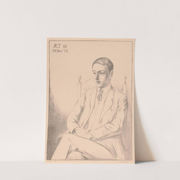 Portret van Eco Moulijn (1922) by Simon Moulijn