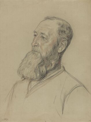 Portret van een eierboer uit Broek