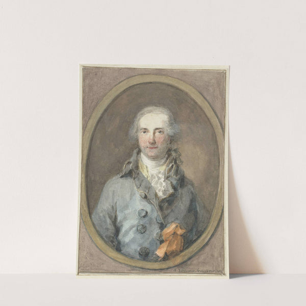 Portret van een heer in een ovaal kader (1788) by Aert Schouman