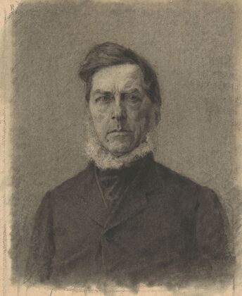Portret van een heer met ringbaard