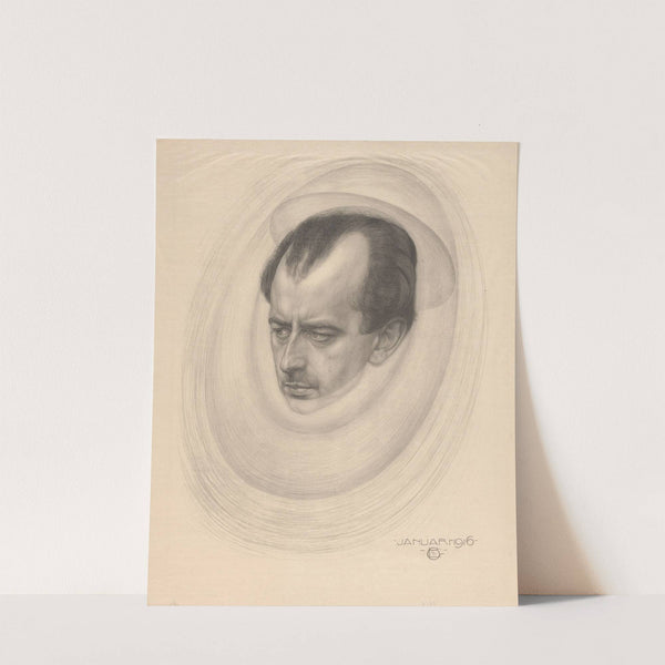Portret van een man (1916) by Chris Lebeau