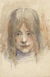 Portret van een meisje (1834 - 1911)