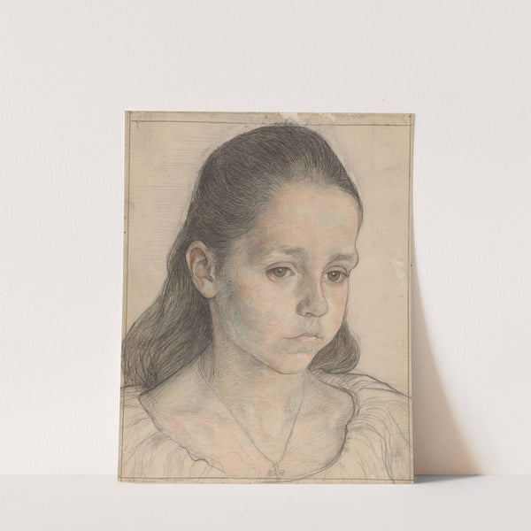 Portret van een meisje Kolkman by Jan Veth