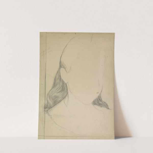 Portret van een meisje Kolkman. by Jan Veth