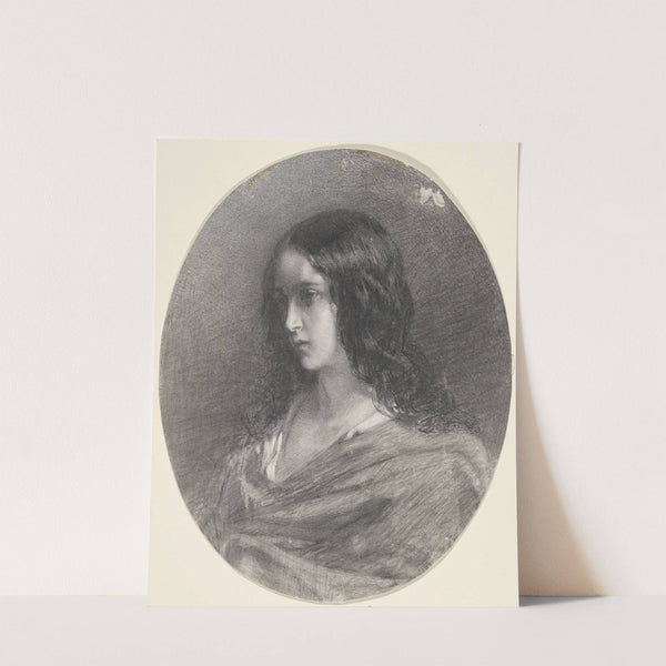 Portret van een onbekend meisje by August Allebé