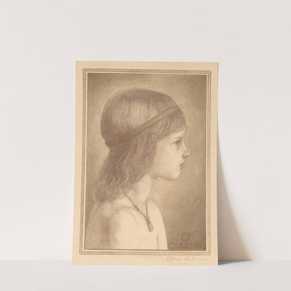 Portret van een onbekend meisje (2001) by Chris Lebeau