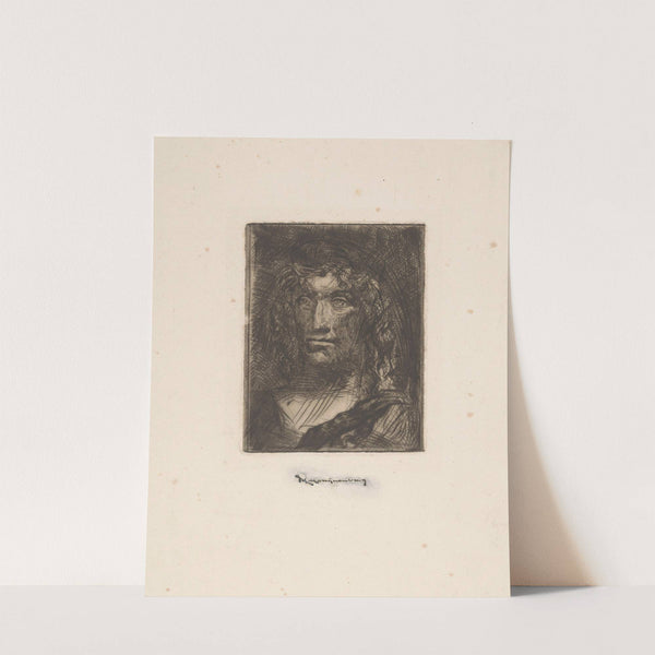 Portret van een onbekende man (1878 - 1943) by Willem van Konijnenburg