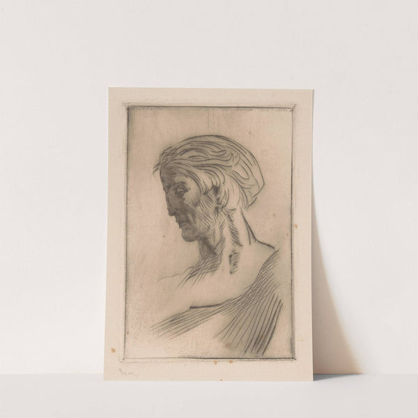 Portret van een onbekende man by Willem van Konijnenburg