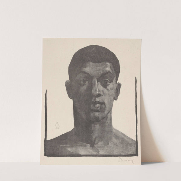 Portret van een onbekende man (1924) by Simon Moulijn