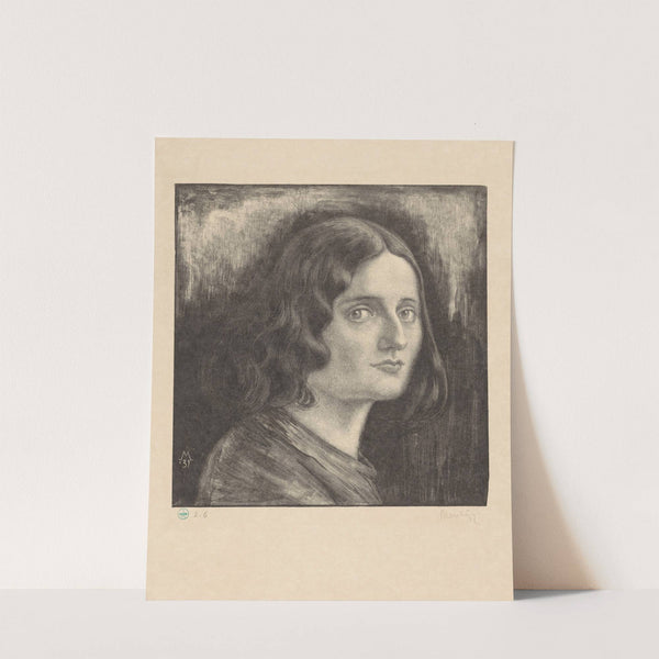 Portret van een onbekende vrouw (1931) by Simon Moulijn