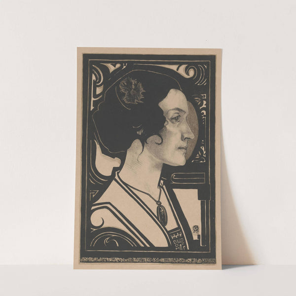 Portret van een onbekende vrouw by Richard Nicolaüs Roland Holst