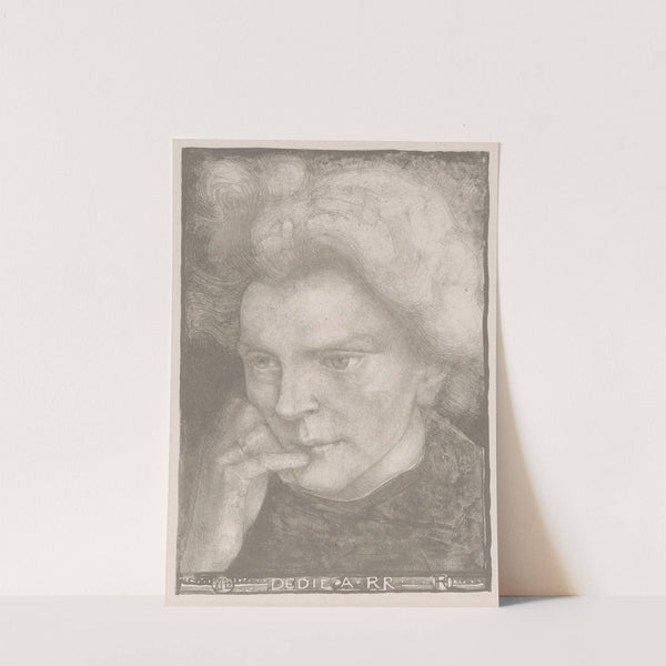 Portret van een onbekende vrouw by Richard Nicolaüs Roland Holst