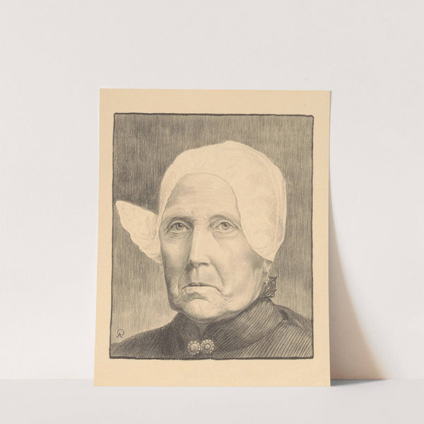 Portret van een onbekende vrouw (1893 - 1939) by Arnold van Roessel