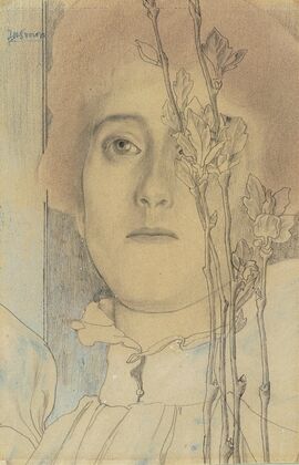 Portret van een onbekende vrouw