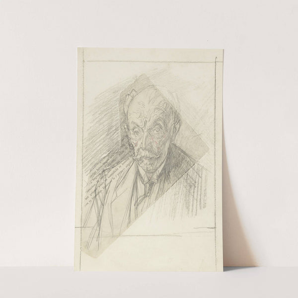 Portret van een oudere man by Jan Veth