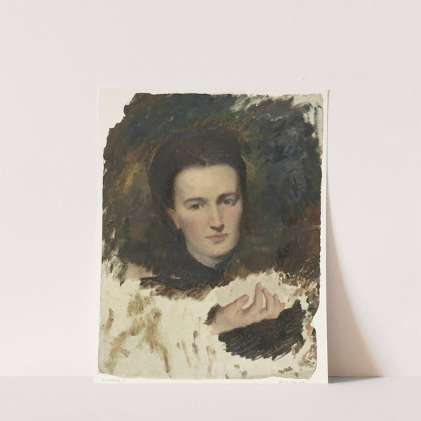 Portret van een vrouw by Thérèse Schwartze