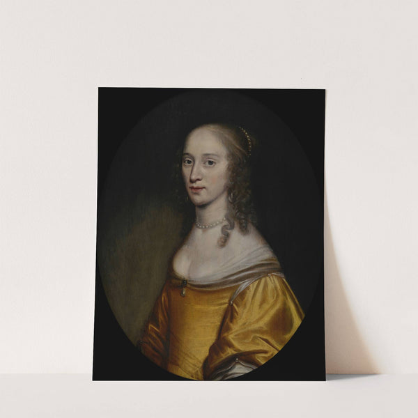 Portret van een vrouw by Paulus Lesire