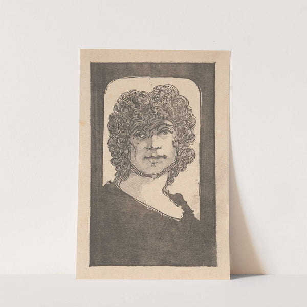 Portret van een vrouw. by Bernard Willem Wierink