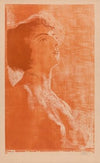 Portret van een vrouw met ontbloot bovenlijf (1917)
