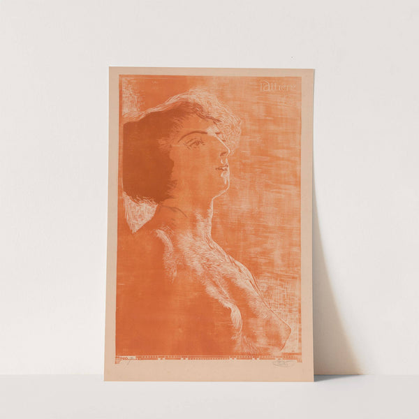 Portret van een vrouw met ontbloot bovenlijf (1917) by Huib Luns