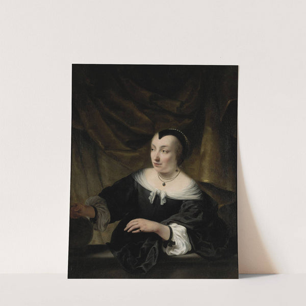 Portret van Elisabeth Dell (c. 1653) by Ferdinand Bol