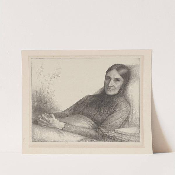 Portret van Elisabeth Ragazzi van den Wall Bake by Jan Veth