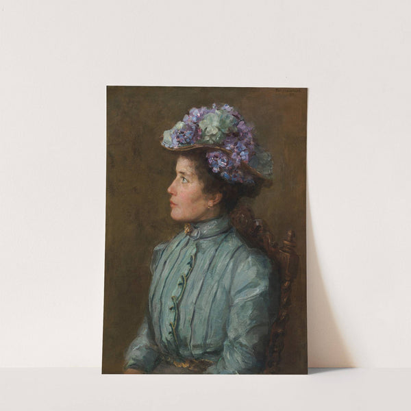 Portret van Elisabeth Sophia Maria (Betsy) Cavalini (1901) by Piet Mondrian