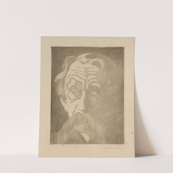 Portret van Emile Verhaeren by Léon Spilliaert